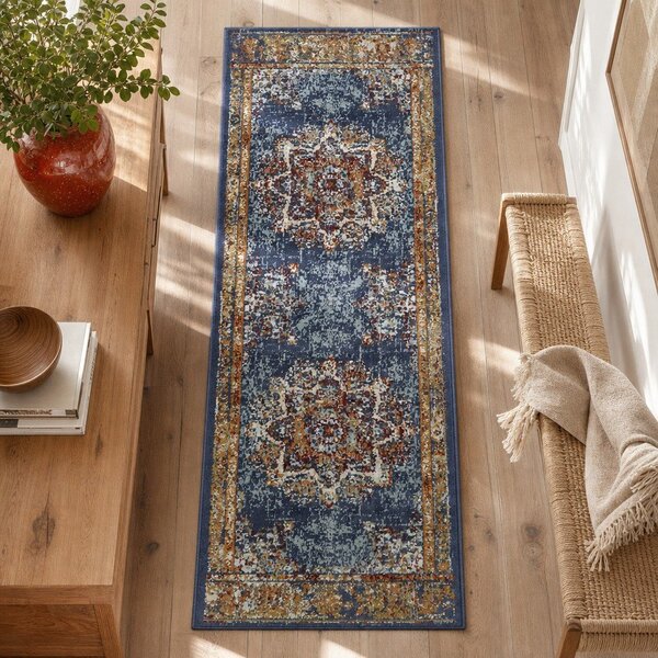 Tamnoplava staza 80x240 cm Orient Maderno - Hanse Home
