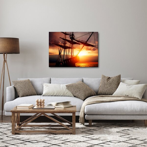 Slika - Drevni gusarski brod (70x50 cm)