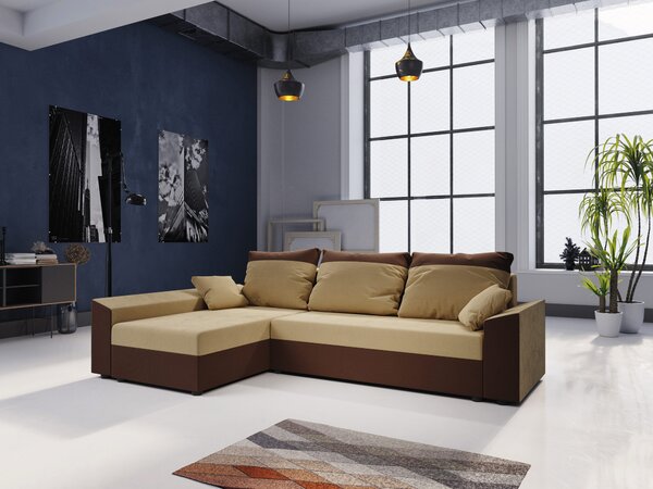 Zondo.hr Kutna garnitura Paragon L (tamnosmeđa + latte) (L). Akcija -20%. 1062166