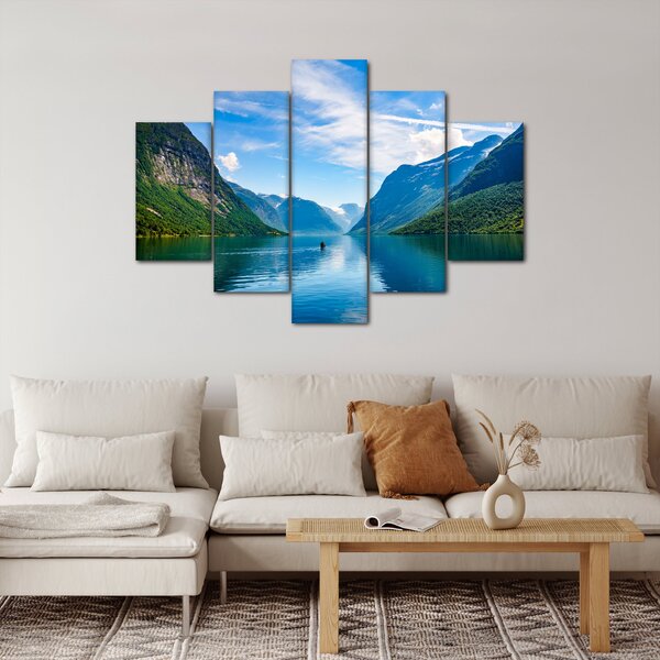 Slika - Jezero Lovatnet (150x105 cm)
