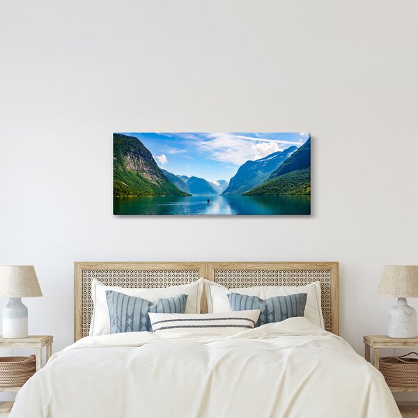 Slika - Jezero Lovatnet (120x50 cm)
