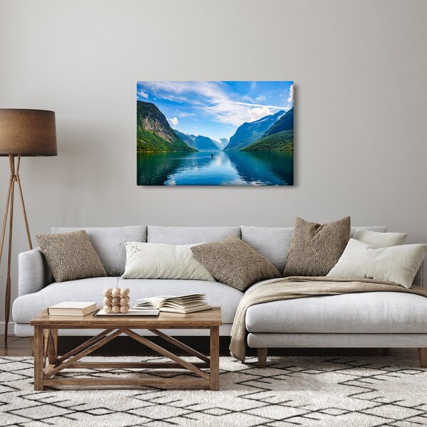 Slika - Jezero Lovatnet (90x60 cm)