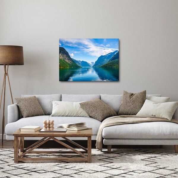 Slika - Jezero Lovatnet (70x50 cm)