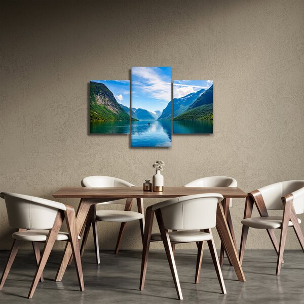Slika - Jezero Lovatnet (90x60 cm)