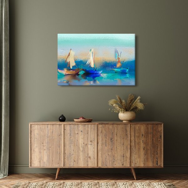 Slika - Slikanje pejzaža, slikanje (90x60 cm)