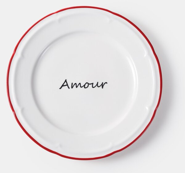 Sinsay - Keramički tanjur s natpisom Amour