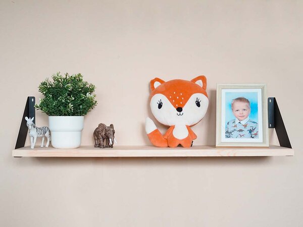 ATMOWOOD Polica od borovine 80 cm