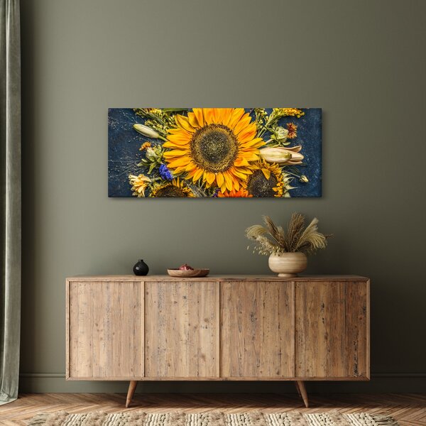 Slika - Jesensko cvijeće (120x50 cm)