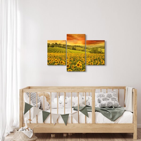 Slika - Polje suncokreta (90x60 cm)