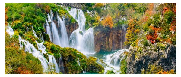Slika - Nacionalni park Plitvička jezera (120x50 cm)