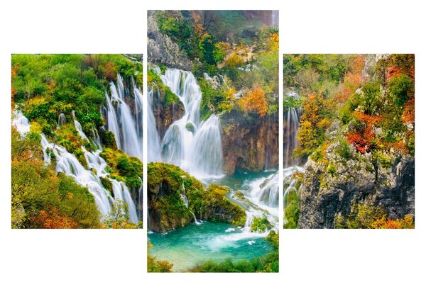 Slika - Nacionalni park Plitvička jezera (90x60 cm)