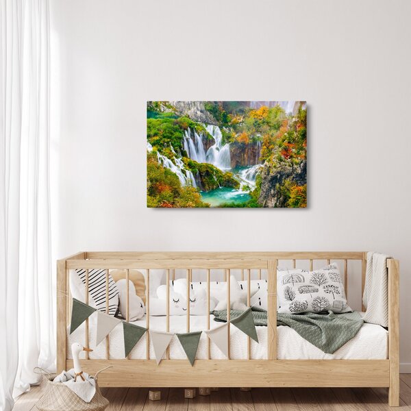 Slika - Nacionalni park Plitvička jezera (90x60 cm)