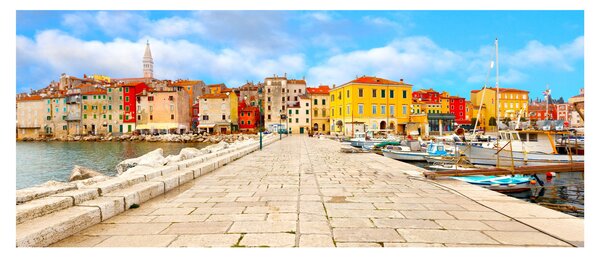 Slika - Stari istarski grad Poreč, Hrvatska (120x50 cm)