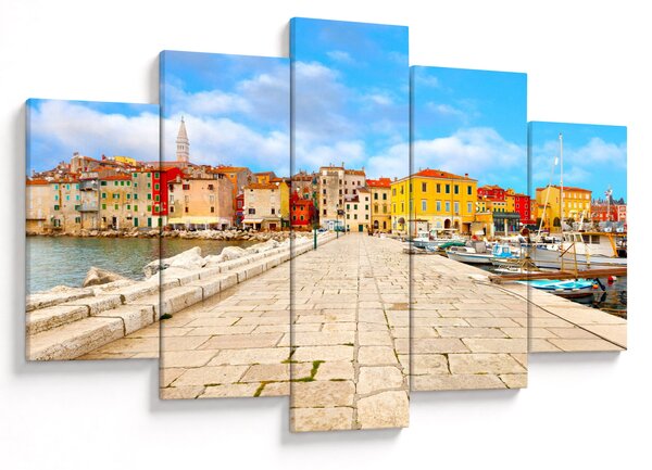 Slika - Stari istarski grad Poreč, Hrvatska (150x105 cm)