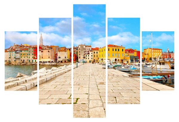 Slika - Stari istarski grad Poreč, Hrvatska (150x105 cm)