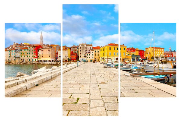 Slika - Stari istarski grad Poreč, Hrvatska (90x60 cm)