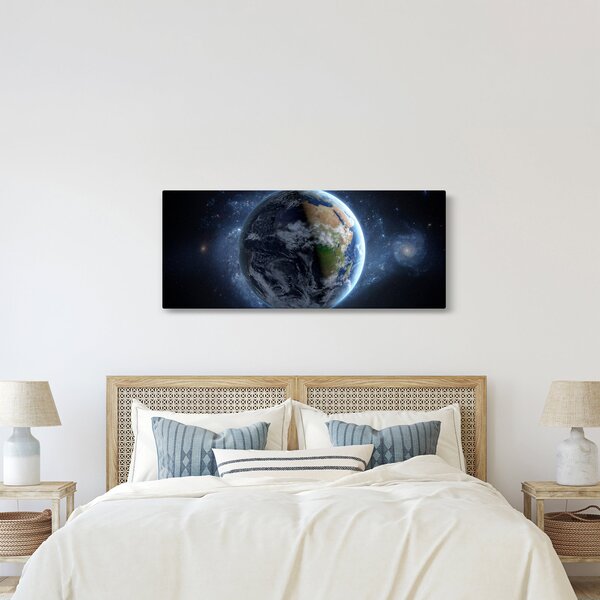 Slika - Pogled iz svemira (120x50 cm)