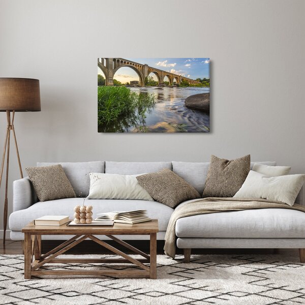 Slika - Željeznički most u Richmondu (90x60 cm)
