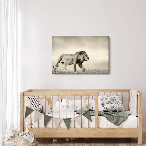 Slika - Gladni lav (90x60 cm)