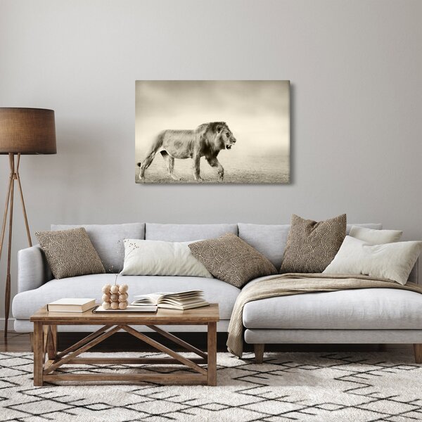Slika - Gladni lav (90x60 cm)