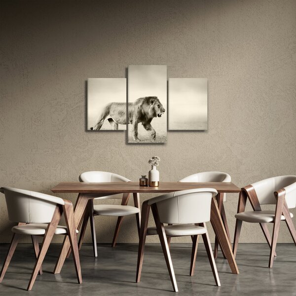 Slika - Gladni lav (90x60 cm)