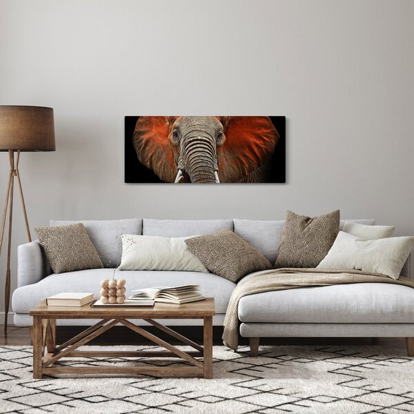 Slika - Slonovi s Tsavom (120x50 cm)
