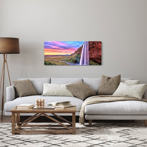 Slika - Vodopad Seljalandsfoss (120x50 cm)