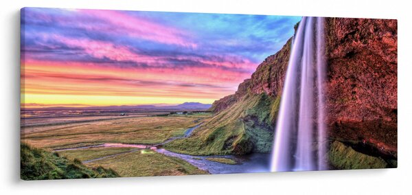 Slika - Vodopad Seljalandsfoss (120x50 cm)