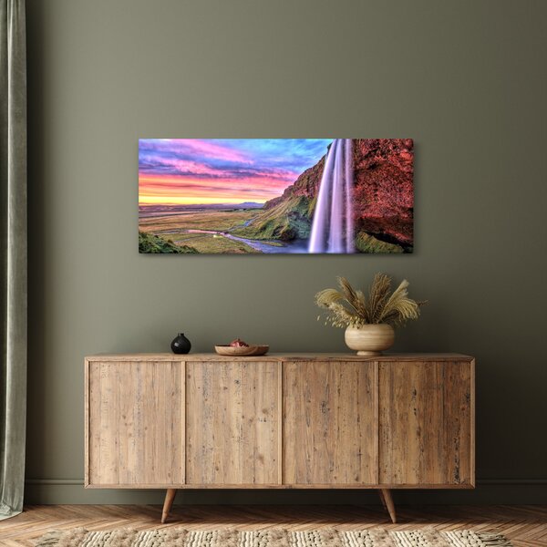 Slika - Vodopad Seljalandsfoss (120x50 cm)
