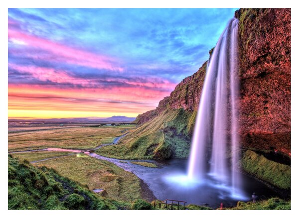 Slika - Vodopad Seljalandsfoss (70x50 cm)