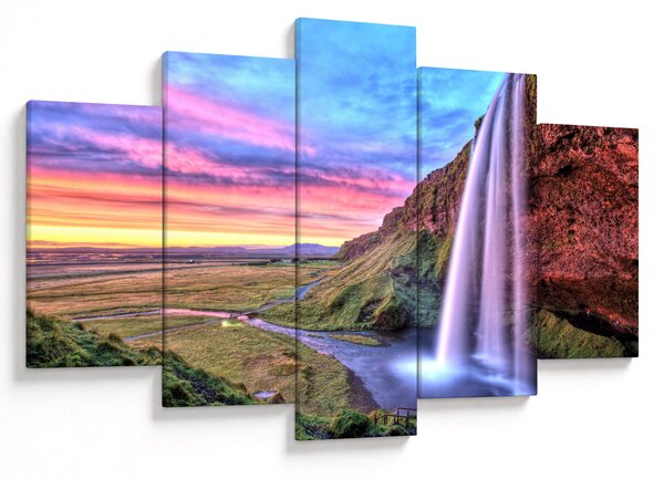 Slika - Vodopad Seljalandsfoss (150x105 cm)