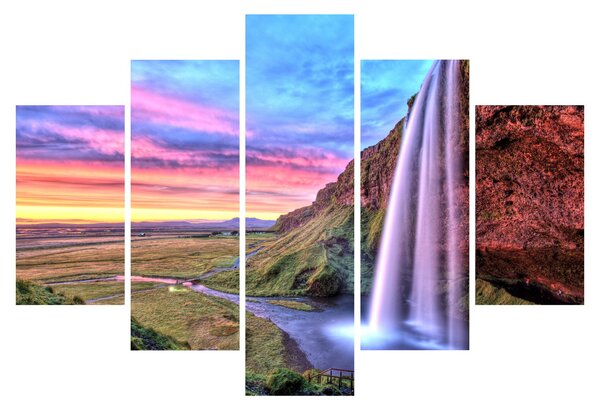 Slika - Vodopad Seljalandsfoss (150x105 cm)