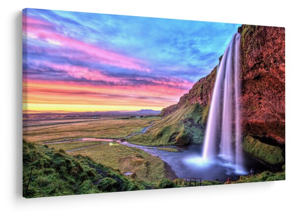 Slika - Vodopad Seljalandsfoss (90x60 cm)