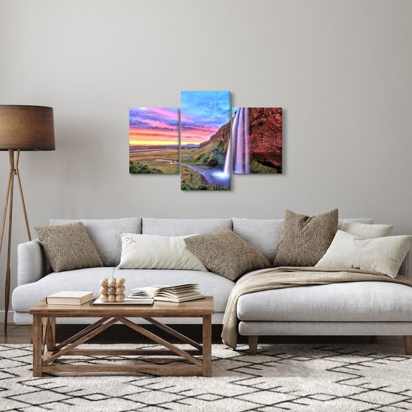 Slika - Vodopad Seljalandsfoss (90x60 cm)