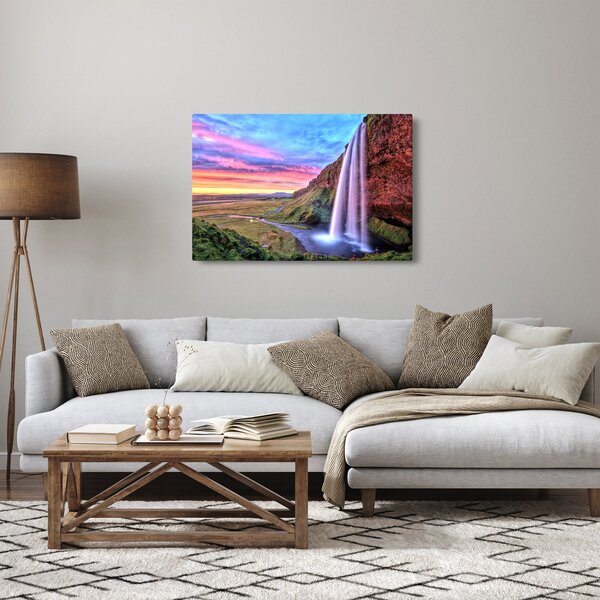Slika - Vodopad Seljalandsfoss (90x60 cm)