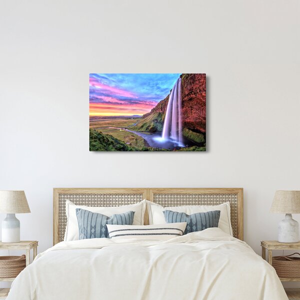 Slika - Vodopad Seljalandsfoss (90x60 cm)
