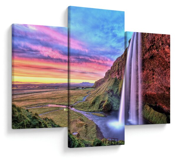 Slika - Vodopad Seljalandsfoss (90x60 cm)