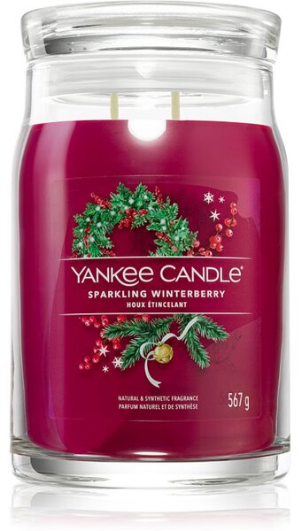 Yankee Candle Sparkling Winterberry mirisna svijeća Signature 567 g