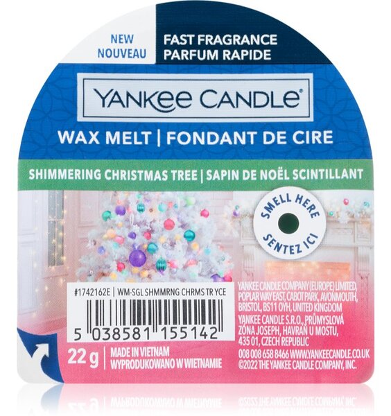 Yankee Candle Shimmering Christmas Tree vosak za aroma lampu Signature 22 g