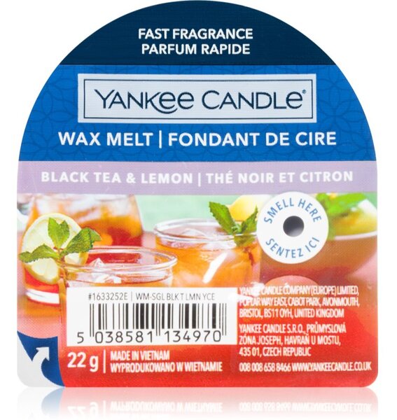 Yankee Candle Black Tea & Lemon vosak za aroma lampu Signature 22 g