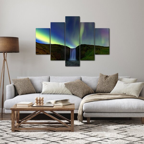 Slika - Aurora Borealis na Islandu (150x105 cm)