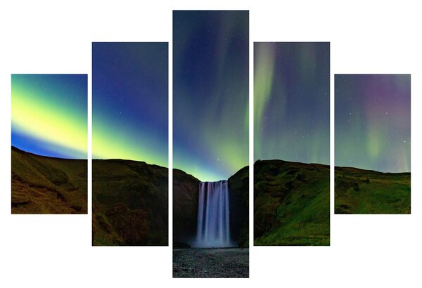 Slika - Aurora Borealis na Islandu (150x105 cm)