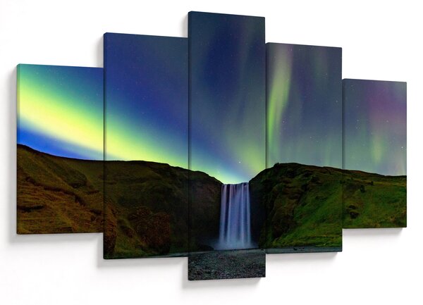 Slika - Aurora Borealis na Islandu (150x105 cm)