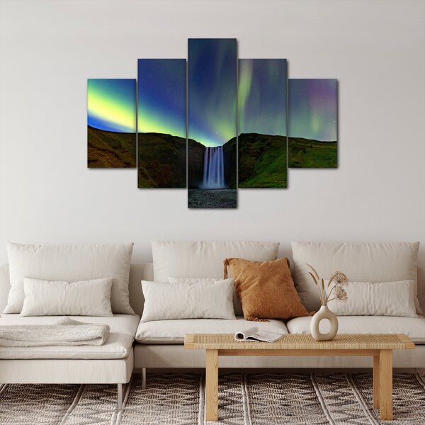 Slika - Aurora Borealis na Islandu (150x105 cm)