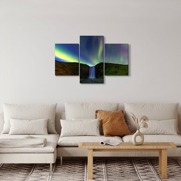 Slika - Aurora Borealis na Islandu (90x60 cm)