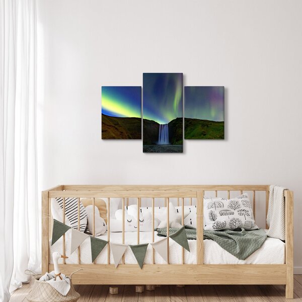 Slika - Aurora Borealis na Islandu (90x60 cm)