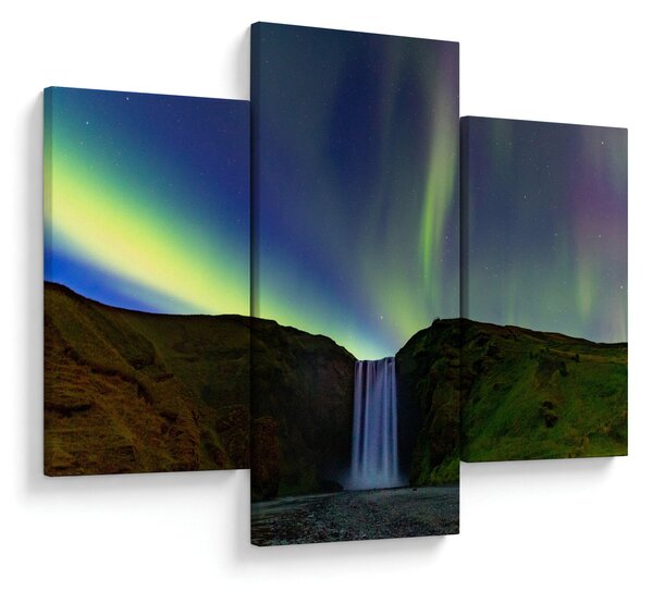 Slika - Aurora Borealis na Islandu (90x60 cm)