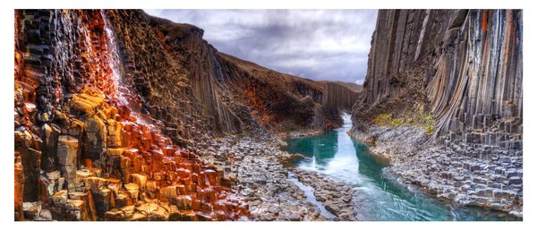 Slika - Kanjon Studlagil (120x50 cm)