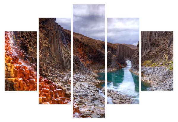 Slika - Kanjon Studlagil (150x105 cm)
