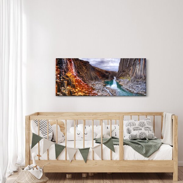 Slika - Kanjon Studlagil (120x50 cm)